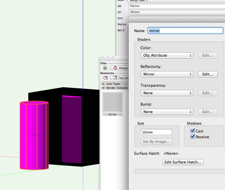 Mirror texture VW2017 Rendering Vectorworks Community Board