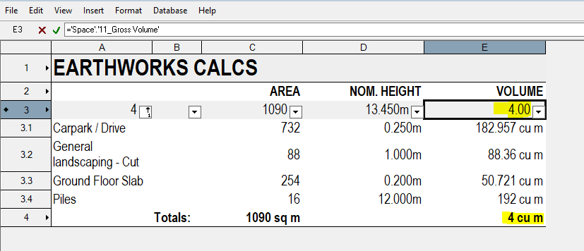 worksheet calcs from space objects general discussion vectorworks community board