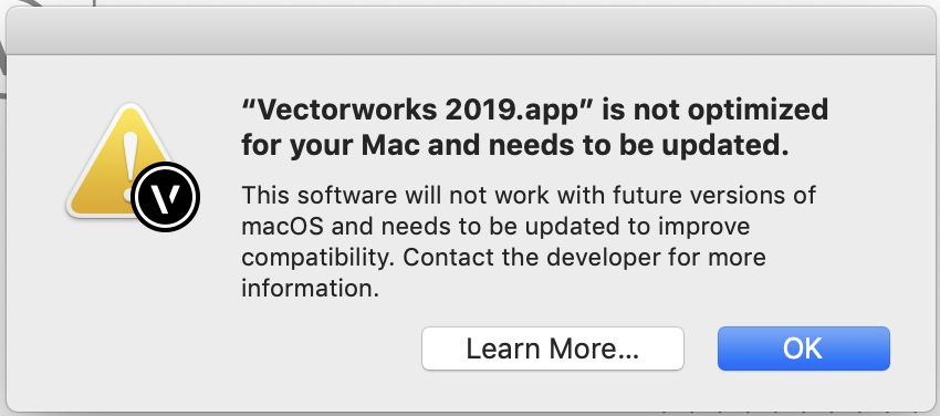 Vectorworks launch message.png