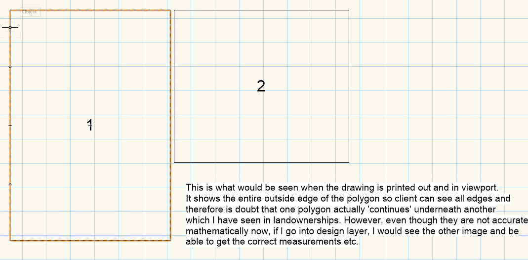 How to display 2 separate polygon boundaries that are on the same ...