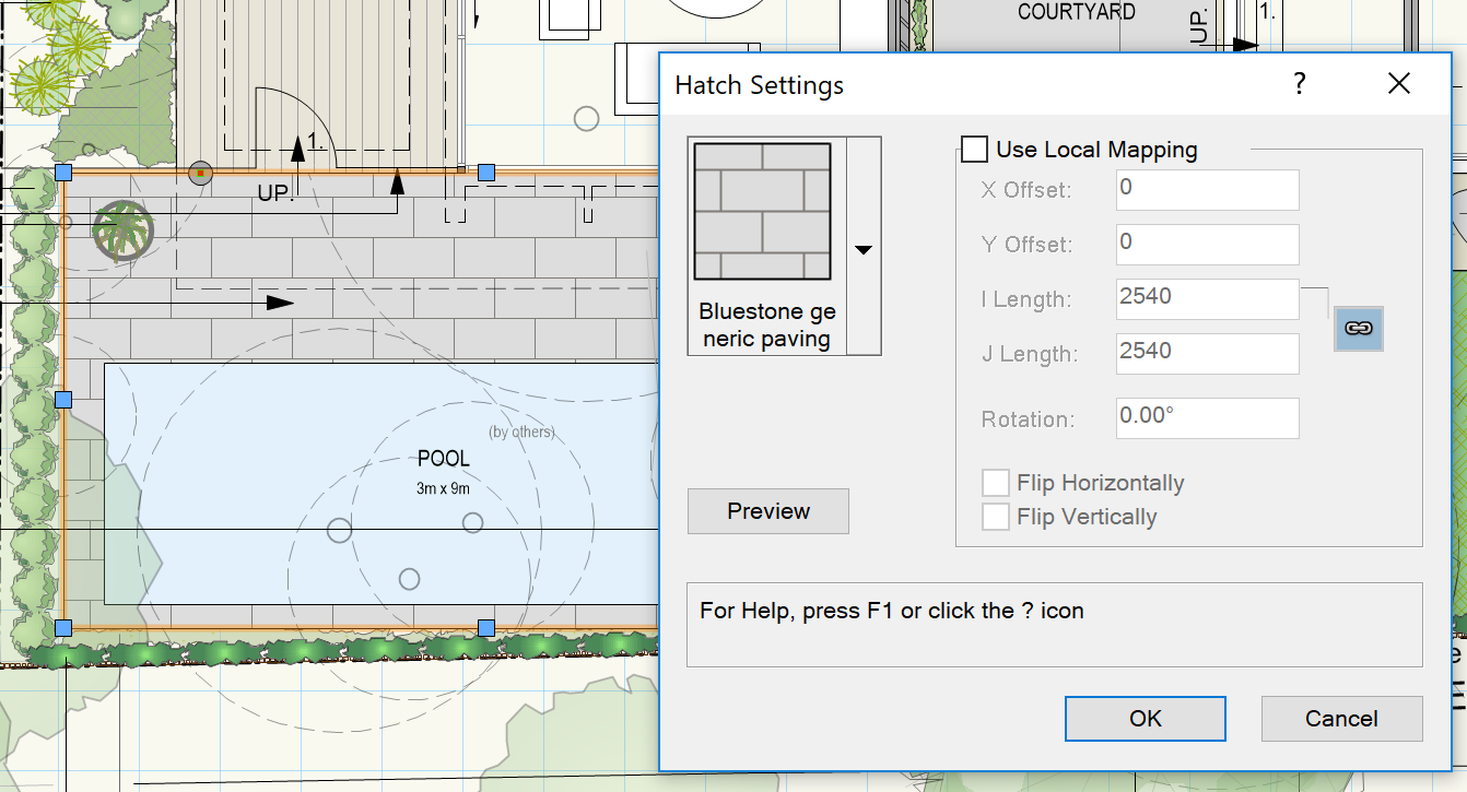 tricky analyse Inspicere Hatch pattern local mapping setting problem - General Discussion -  Vectorworks Community Board