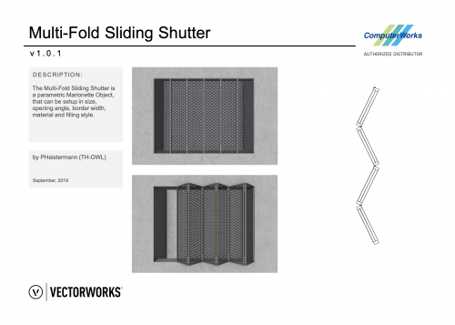 More information about "Multi-Fold Sliding Shutter/Faltschiebeladen"