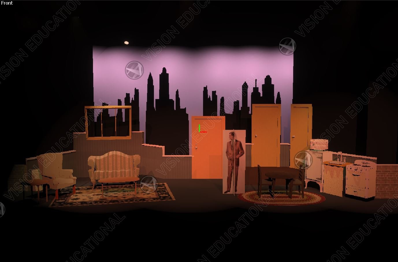 Education watermark Vision and Previsualization Vectorworks