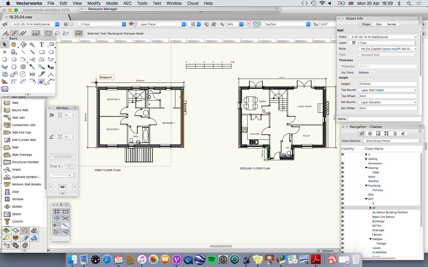 attributes and wall tool - Architecture - Vectorworks Community Board