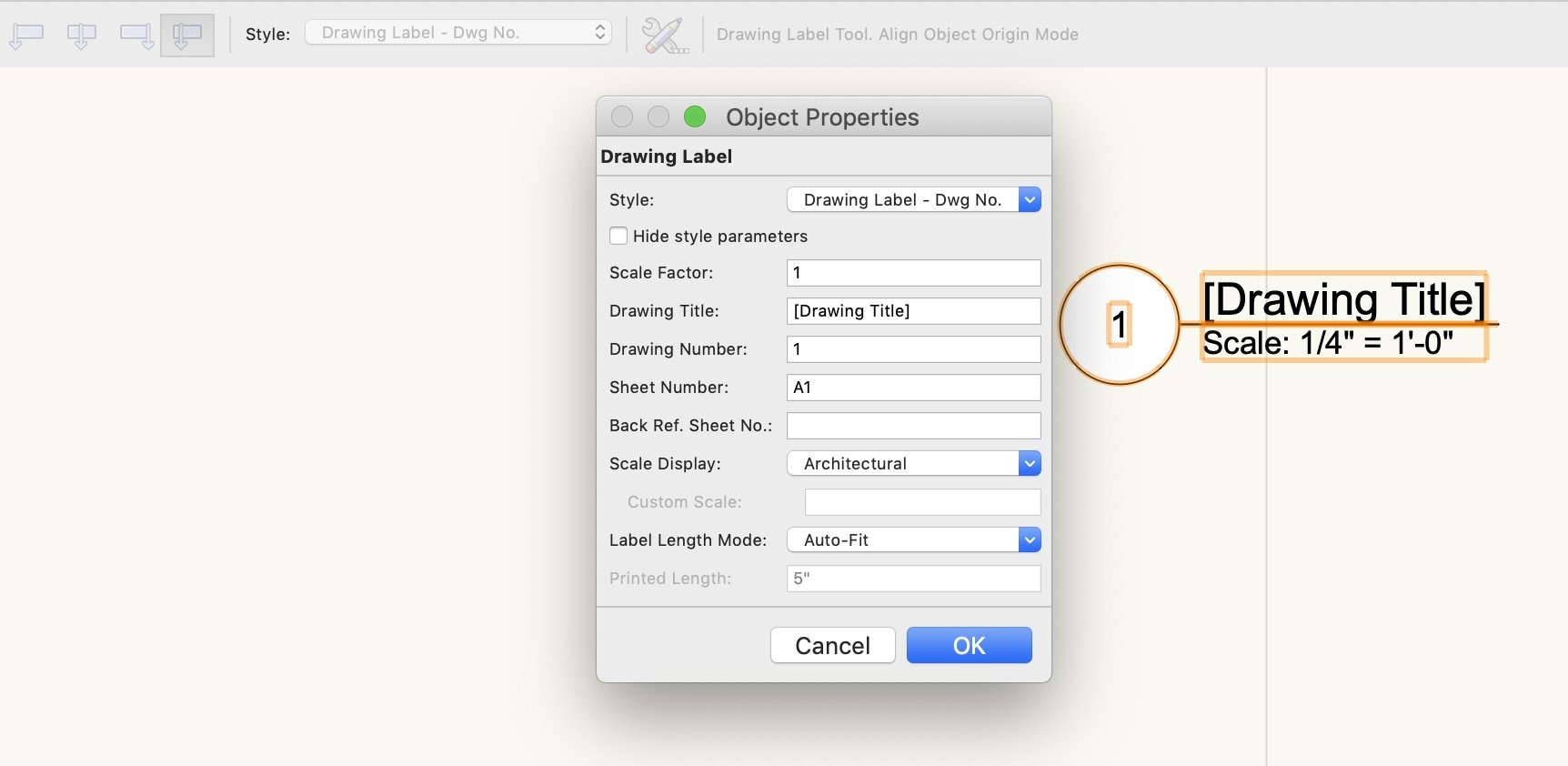 Drawing Label how to set number style General Discussion