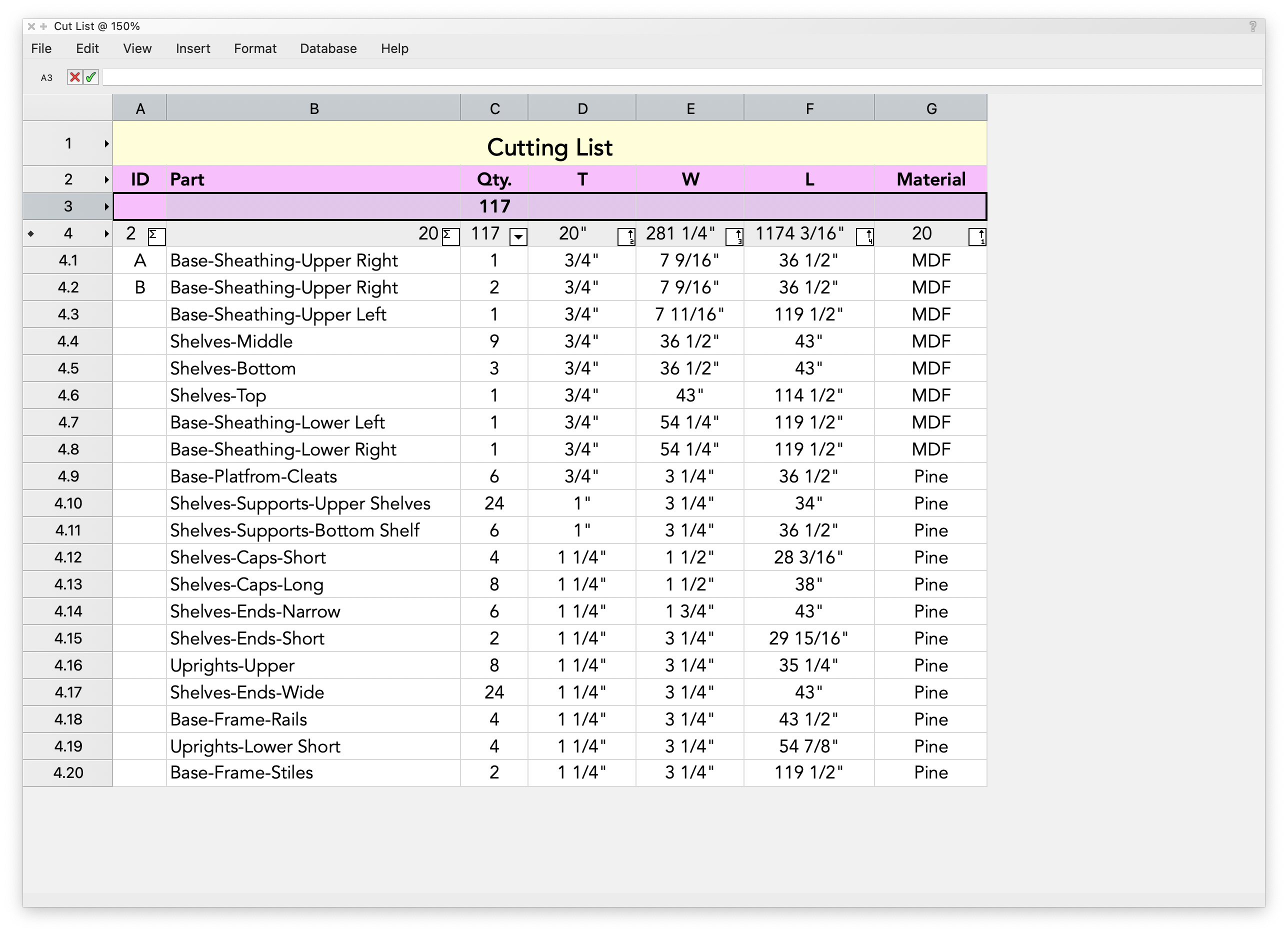 How Do I Move A Spreadsheet Row In A Worksheet To The Bottom Under The Database Section 