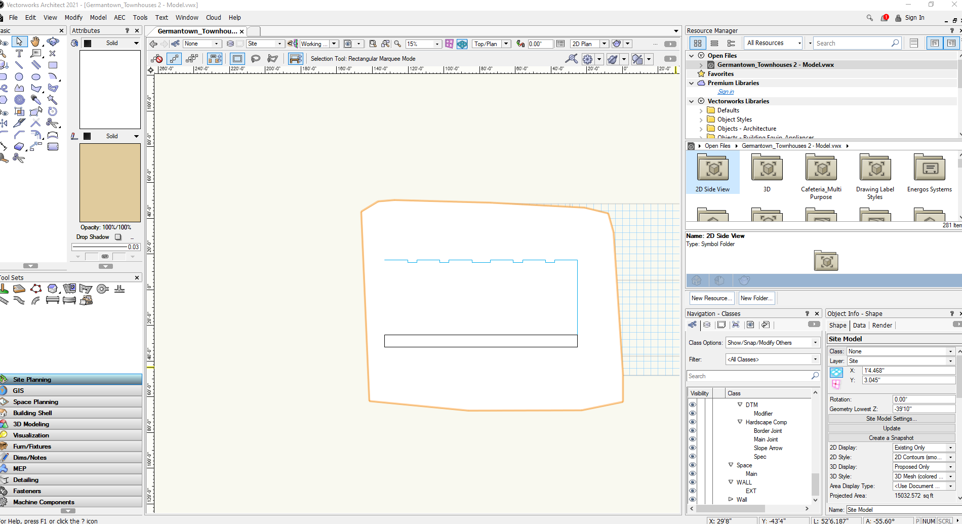 topo contour lines not showing in 2D plan - Architecture - Vectorworks ...