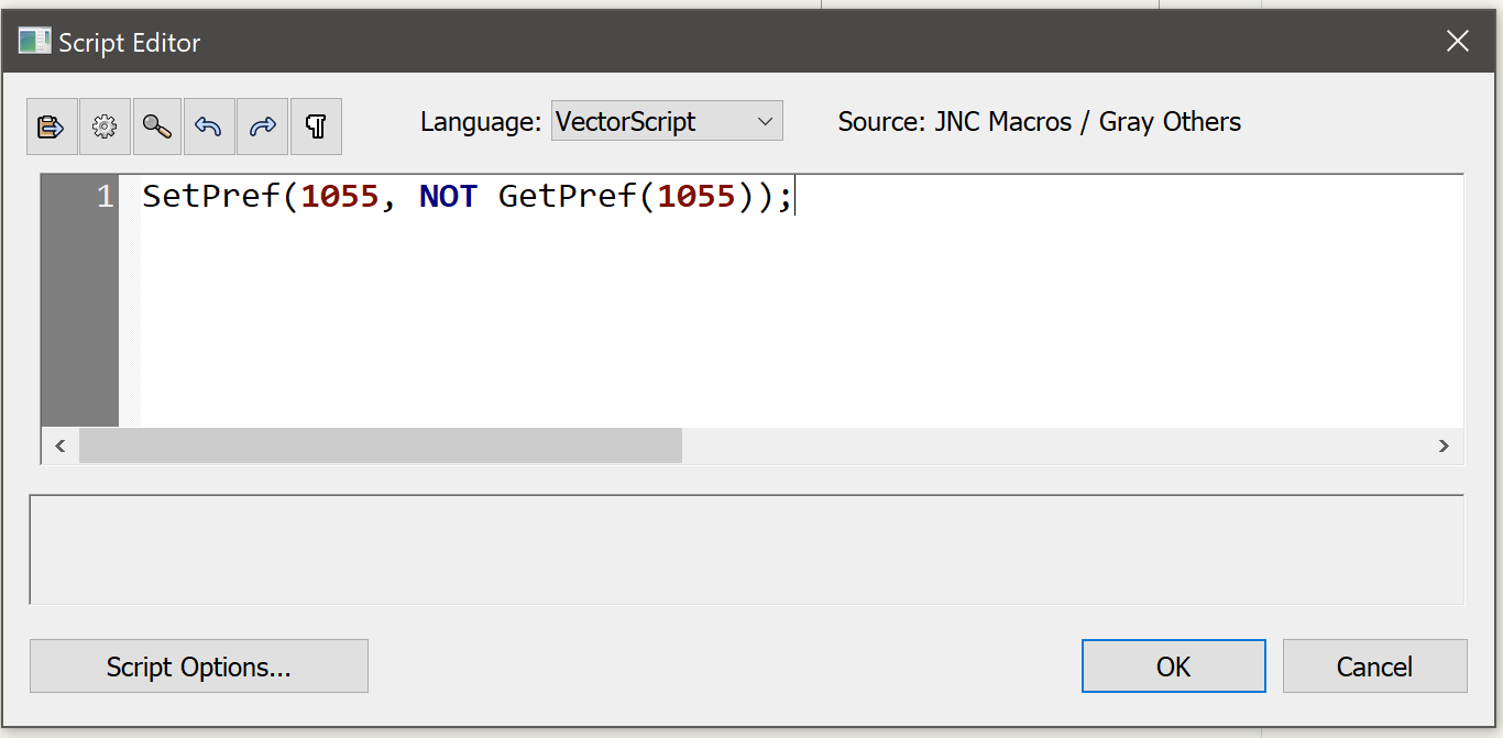 Grey others while editing shortcut - Vectorscript - Vectorworks ...