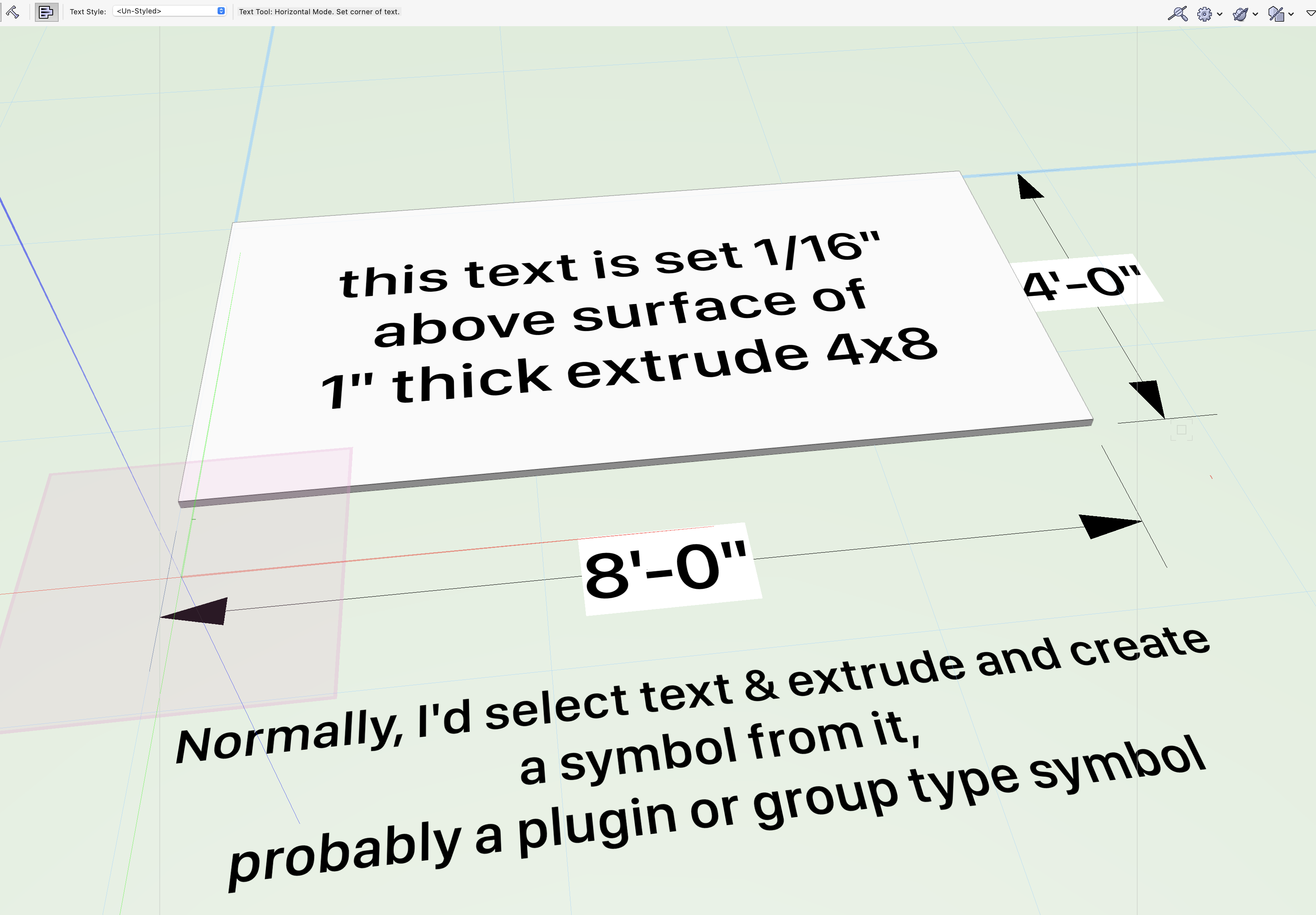 is-there-a-tutorial-for-text-to-model-surface-multi-line-signage-not