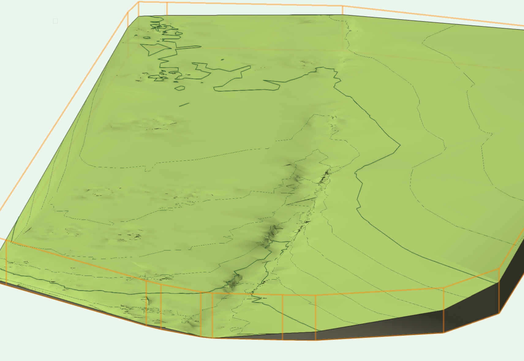 Digital terrain model from pointcloud - how to smoothen / make model