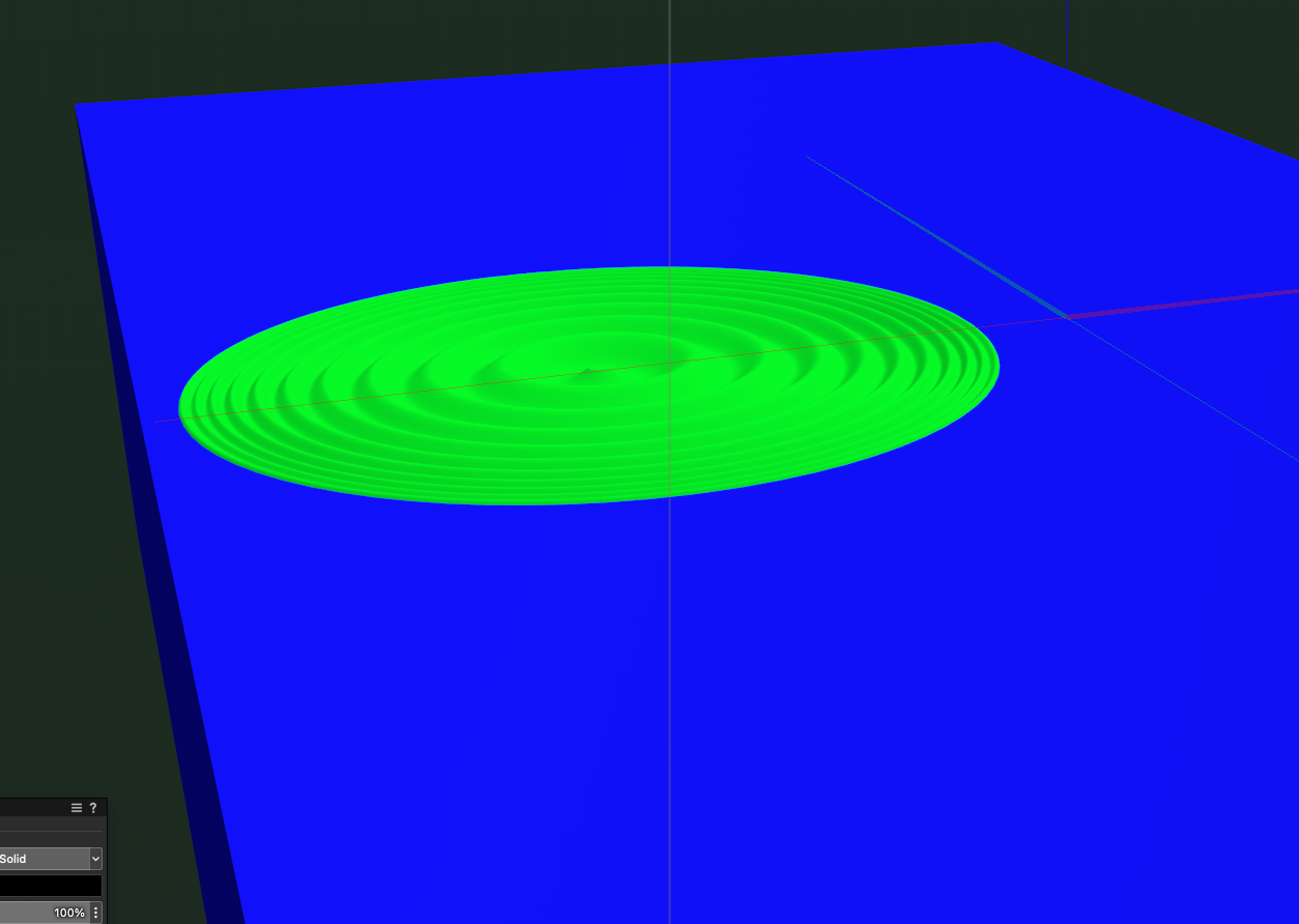 Water Ripples to 3D Print - Solids Modeling - Vectorworks Community Board